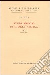 Studi minori di storia antica. Vol. 4: Saggi vari libro di Pareti Luigi