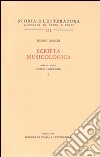 Scripta musicologica libro