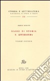 Saggi di storia e letteratura. Vol. 2 libro di Mercati Angelo