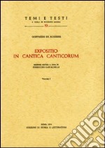 Expositio in Cantica canticorum. Ediz. critica