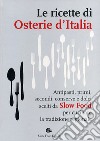 Le ricette di Osterie d'Italia libro