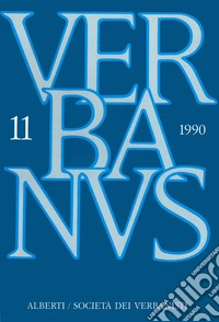 Verbanus. Rassegna per la cultura, l'arte, la storia del lago. Vol. 11 libro