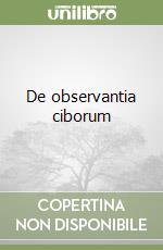 De observantia ciborum