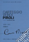 Carteggio Verdi-Piroli libro