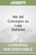 Atti del Convegno su Luigi Stefanini libro