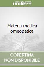 Materia medica omeopatica libro