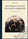 Ultimas canzones. Cantigos de amargura (Sas) libro