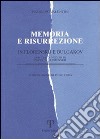 Memoria e risurrezione in Florenskij e Bulgakov libro