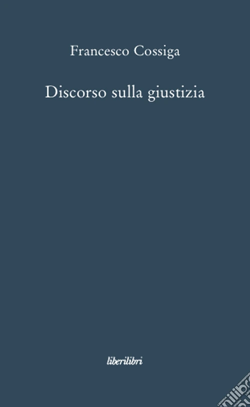 Discorso sulla giustizia