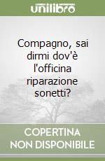 Compagno, sai dirmi dov'è l'officina riparazione sonetti? libro