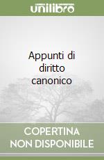 Appunti di diritto canonico