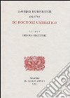 Oratio «De doctore umbratico» libro