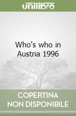 Who's who in Austria 1996 libro