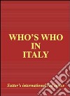 Who's who in Italy 2009 edition libro