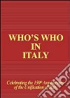 Who's who in Italy 2011 edition libro di Vigato E. (cur.)