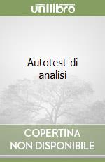 Autotest di analisi libro