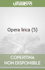 Opera lirica (5) libro