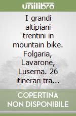 I grandi altipiani trentini in mountain bike. Folgaria, Lavarone, Luserna. 26 itinerari tra foreste e pascoli sulla linea dei forti della prima guerra mondiale libro