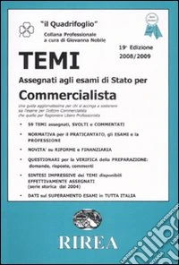 Temi assegnati agli esami di Stato per commercialista libro