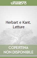 Herbart e Kant. Letture libro