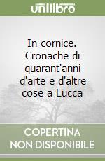 In cornice. Cronache di quarant'anni d'arte e d'altre cose a Lucca libro