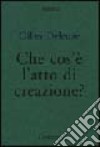 Che cos'é l'atto di creazione? libro