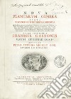 Nova plantarum genera libro