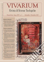 Vivarium. Rivista di scienze teologiche (2017). Vol. 3