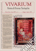 Vivarium. Rivista di scienze teologiche (2018). Vol. 2 libro