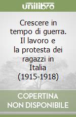 Crescere in tempo di guerra. Il lavoro e la protesta dei ragazzi in Italia (1915-1918) libro