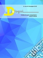 Dialogoi. Rivista di studi comparatistici (2016). Vol. 3 libro