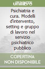 Psichiatria e cura. Modelli d'intervento, setting e gruppo di lavoro nel servizio psichiatrico pubblico