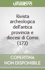 Rivista archeologica dell'antica provincia e diocesi di Como (173) libro