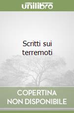 Scritti sui terremoti libro