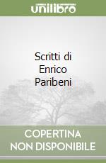 Scritti di Enrico Paribeni libro