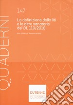 Definizione delle liti e le altre sanatorie del DL 119/2018 libro