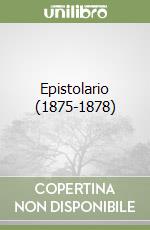 Epistolario (1875-1878) libro