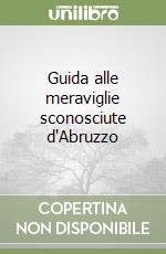 Guida alle meraviglie sconosciute d'Abruzzo libro