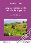 Scopo e metodo della psicologia popolare libro