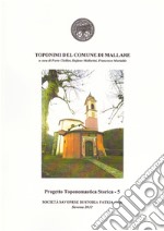 Toponimi del Comune di Mallare libro