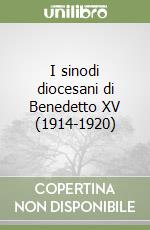 I sinodi diocesani di Benedetto XV (1914-1920) libro