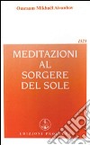 Meditazioni al sorgere del sole libro