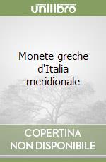 Monete greche d'Italia meridionale