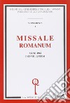 Missale romanum. Anno 1962 promulgatum (rist. anast.) libro di Ward A. (cur.) Johnson C. (cur.)