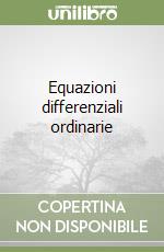 Equazioni differenziali ordinarie libro