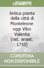 Antica pianta della città di Monteleone oggi Vibo Valentia (rist. anast. 1710) libro