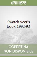 Swatch year's book 1992-93