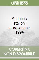 Annuario stalloni purosangue 1994 libro
