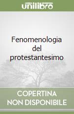 Fenomenologia del protestantesimo libro