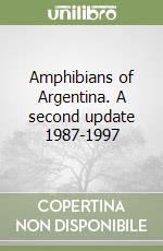 Amphibians of Argentina. A second update 1987-1997 libro